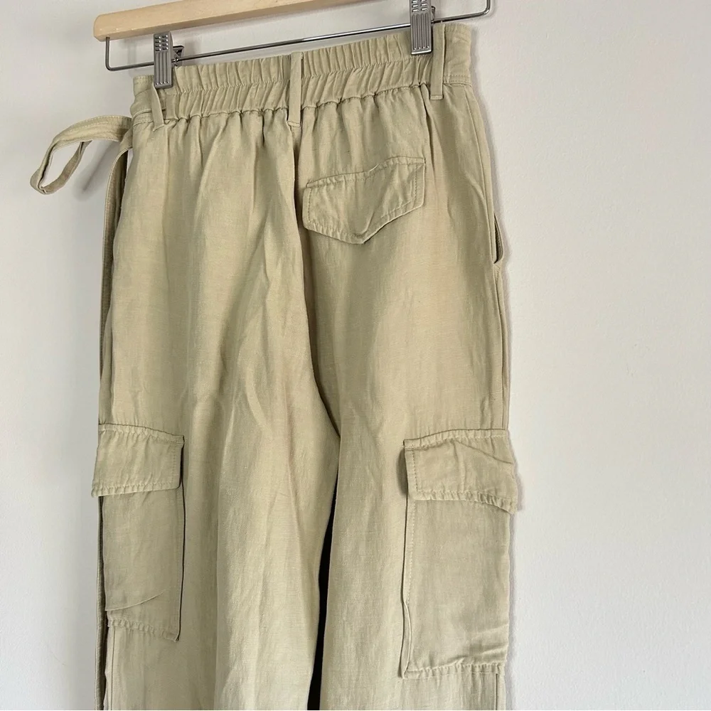 Wilfred Kafka Belted Linen Cargo Pants size 0